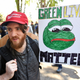 The book was more professional than this sign, although not by much. (Photo: Josh Edelson/Getty Images)